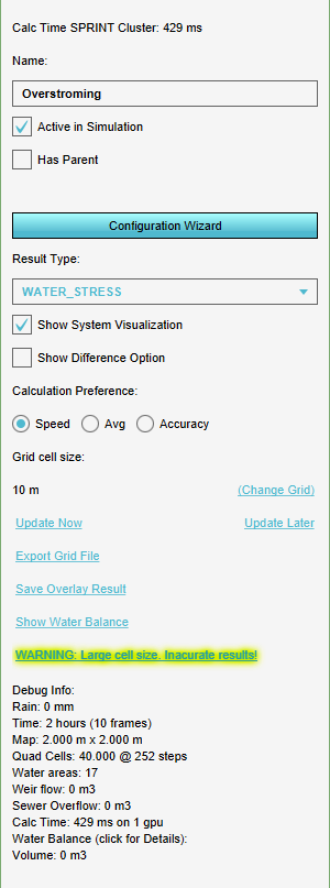 Grid overlay right side panel