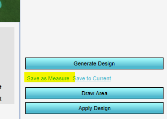 Step 2. Click on Save as Measure