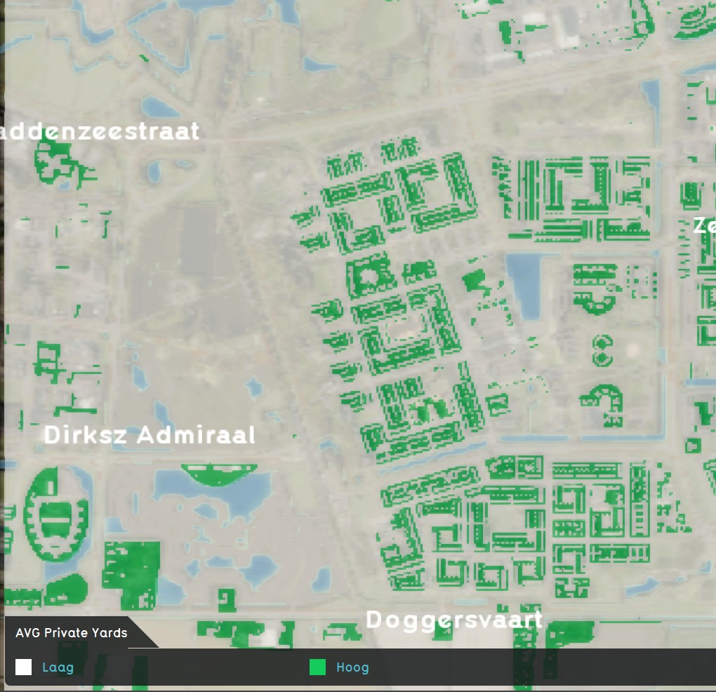 AVG Private Yards overlay.