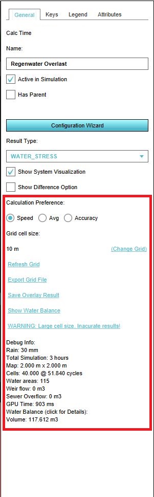 The General tab with the Calculation preference options in the right panel.