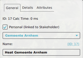 A personal heat indicator for the municipality. It is only visible in the top bar for this specific stakeholder.