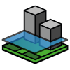 Waterwizard icon design flood elevation m.png