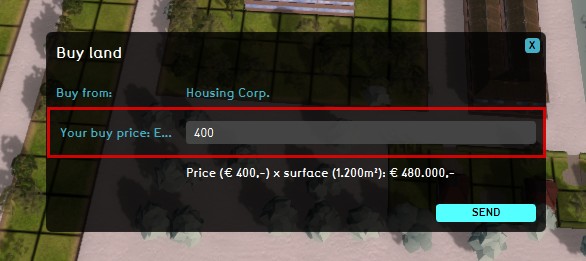 Adjusting Buy Price during game play